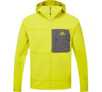 Mountain Equipment - Giacca leggera, antivento e traspirante - Arrow Hooded M Jacket Vine/Anvil Grey per Uomo in Pelle - Taglia M - Giallo