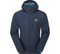 Mountain Equipment - Giacca stretch e antivento - Aerotherm Hooded M Jacket Blue Nights per Uomo in Softshell - Taglia L