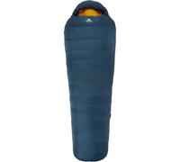 Sacco a pelo Mountain Equipment Helium 400 Regular 0°C blu majolica - Sinistra