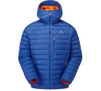 Mountain Equipment - Piumino impermeabile e caldo da alpinismo - Earthrise Hooded M Jacket Admiral Blue per Uomo in Pelle - Taglia M