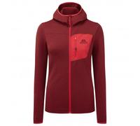 Mountain Equipment Lumiko Hooded Wmns - felpa in pile - donna 10 UK Dark Red woman Bluesign,Recycled Materials,Recycled Polyester