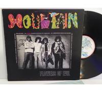 MOUNTAIN - FLOWERS OF EVIL[PINK RIM ISLAND LABEL ILPS9179] 1971 MOUNTAIN