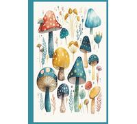 Mountain Graphics Mushroom Journal: Mushroom Notebook for Women, Men, Durable Hardcover for Foraging Notes, Discoveries, or Diary Entries, 140 pages, 8.5" x 5.5"