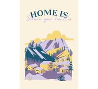 Mountain Hiking Composition Notebook: Mountain Landscape Motivation Journal, Diary, Hiking and Meditation, Home | 6x9 Line Pages