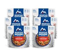 Mountain House Ciotola per fajita di pollo, liofilizzato per zaino e campeggio, confezione da 6, senza glutine