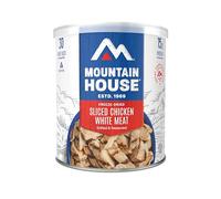 Mountain House Pollo a fette alla griglia #10 Tin | Survival essiccato e cibo di emergenza | 24 porzioni