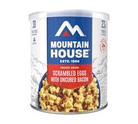 Mountain House Uova strapazzate con pancetta | Cibo di sopravvivenza e di emergenza liofilizzato | Lattina #10 | Senza glutine