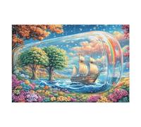 Mountain Lake Forest Puzzle 1000 Pezzi Rompicapo Per Tutte Le Occasioni Happy Time Versatile E Divertente Rilassamento Garantito Regalo Per Compleanni E Feste 1000 PCS