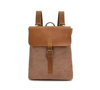 MOUNTAIN MAVENZ Zaino da donna in tela da 12 l, leggero, impermeabile, adatto per laptop da 13", zaino multitasche vintage per lavoro, università ed escursionismo, Marrone, L