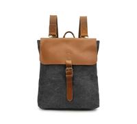 MOUNTAIN MAVENZ Zaino da donna in tela da 12 l, leggero, impermeabile, adatto per laptop da 13", zaino multitasche vintage per lavoro, università ed escursionismo, Nero , L