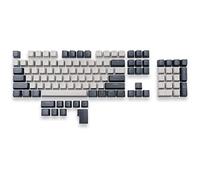 MOUNTAIN Mineral PBT - Set di tasti doppio colpo per interruttori MX Profilo OEM 113 tasti US ANSI + ISO Addon (Obsidian A)