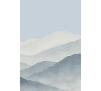Mountain Mist Notebook | The Serenity Collection: Quiet mornings, drifting clouds - let your thoughts rise with the mist. | 90 ruled Pages | 6" x 9"