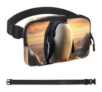 Mountain Peak Penguin-1463 Marsupio da uomo e donna, marsupio con tracolla regolabile, alla moda, borsa a tracolla ovunque, per viaggi all'aperto, corsa, escursionismo, multicolore, Multicolore,