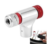 Mountain - Pneumatico portatile, mini kit | di gonfiaggio pneumatici per strada di montagna, testa della cartuccia di in lega di alluminio leggera per gonfiaggio rapido