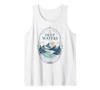 Mountain River Faith Verse Deep Waters Comfort Citazione Canotta