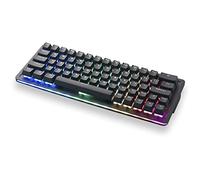 Mountain Tastiera da gioco meccanica Everest 60" - US ANSI - RGB Gaming Keyboard - Tastiera meccanica da gioco con switch meccanici hot-swap, PBT Keycaps, UVM