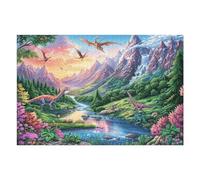 Mountain Valley River Forest Wild Nature Rural Beautiful Puzzle 1000 Pezzi Sfida Intellettuale Avanzata Rompicapo Per Menti Acute Esercizio Cerebrale Stimolo Mentale Regalo Per Person 1000 PCS