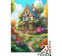 Mountain Village Cottage Jigsaw for Adults 1000Pc Brainteasing Games Gift Giving Challenge 1000pcs (75x50cm)