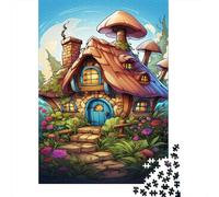 Mountain Village Cottage Puzzle 1000 Pezzi Adulti, Allenamento Mentale, Attività Collettiva, Oggetto Decorativo, Idea Regalo Originale 1000pcs (75x50cm)