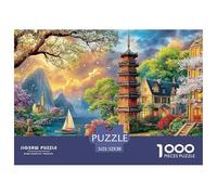 Mountain VillageAstonishing 1000-Piece Jigsaw Puzzles for Adults A Pantheon of Impossible, Hard, Difficult Challenging Puzzle Games for All Genders - A Unifying Challenge for Adults And Kids Age 12 Y
