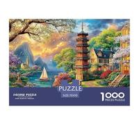 Mountain VillageAwe-Inspiring Jigsaw Puzzles for Adults A 1000-Piece (Advanced) Saga of Impossible, Hard, And Difficult Challenging Puzzle Games for Women & Men - A Bonding Adventure for Adults And K
