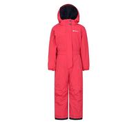 Mountain Warehouse Cloud Kids Snowsuit - Tuta Invernale Impermeabile, Monopezzo con Cuciture Nastrate e Fodera in Pile per Bambine e Bambini - per Pioggia, Sci, Inverno Rosso Attivo 2-3 Anni