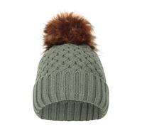 Mountain Warehouse Lisbon Cappello a Cuffia Pom Pom Foderato di Borg (MW335)