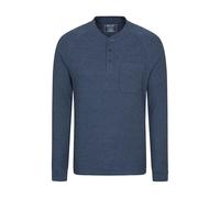 Mountain Warehouse Selby Maglietta Cialda Henley Manica Lunga Uomo (MW4901)