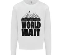 Mountain World Wait Hiking Trekking Walking Uomo Sweatshirt Jumper