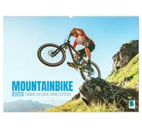 Mountainbike: Über Stock und Stein (Wandkalender 2026 DIN A2 quer), CALVENDO Monatskalender: Mountainbiken: Naturerlebnis pur auf zwei Rädern