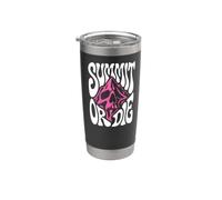 Mountaineering Summit Or Die Peak Bagger Skull Climbing Bicchiere termico in acciaio inox doppia parete