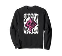Mountaineering Summit Or Die Peak Bagger Skull Climbing Felpa