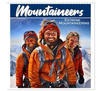 Mountaineers - Extreme mountaineering (Wall Calendar 2026 12" x 24" / 30 x 60 cm (open)) CALVENDO 12 Month Wall Calendar