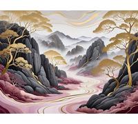 Mountains 3000 Piece Jigsaw Puzzles for Adults, Colourful, Challenging & Brainteasing Adult puzzles 3000 Pieces Abstract, Fun jigsaws for The Whole Family 48x32 inch