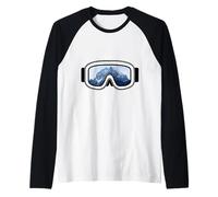 Mountains Are Calling, Snowboard & Sci, Occhiali da Sci Maglia con Maniche Raglan