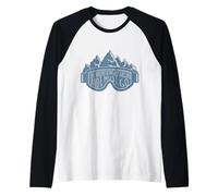 Mountains Are Calling, Snowboard & Sci, Occhiali da Sci Maglia con Maniche Raglan