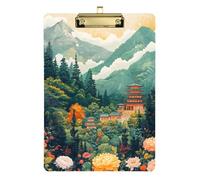 Mountian Beauty Landscape A4 portablocco personalizzato in plastica per classe di quinta elementare essenziale per insegnanti dimensioni 9 x 12