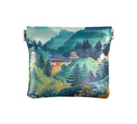 Mountian Bellezza Paesaggio di Modo DELL'UNITÀ di elaborazione Borsa Cambiamento di Cuoio Fancy Organizzazione