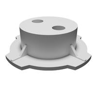 Mounting Base with Dual Screw Holes for Quad Lock System