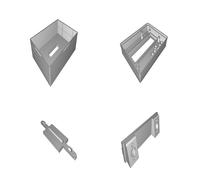Mounting Bracket for 2020 Profile Rail with Keypad Shield and Arca Swiss Clamp