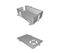 Mounting Case Compatible with PrintrBoard QU-BD One Two-up Power Supply Unit