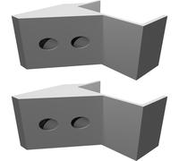 Mounting Clip for 65mm Rectangular Rain Gutters - Durable Wall Mount Design