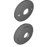Mounting Plate for 12mm Switch Compatible with IP44 Junction Box Side Mount
