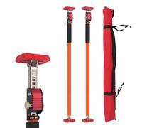 Mountlaser 2 supporti da soffitto per montaggio con una sola mano, portata massima 120 kg per coppia, allungamento 250 cm, supporto telescopico, supporto di tensionamento