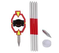 Mountlaser Mini prisma con 4 poli, mini prisma di rilievo per stazione totale rilevamento prisma costante 0/-30 mm offset