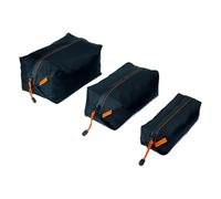 MOUNTLEY Packing Cubes Pro - Set di 3 cubi di imballaggio ultraleggeri per zaino, pieghevoli, set organizer per valigie, borse in nylon impermeabile, zaino e organizer per bagagli