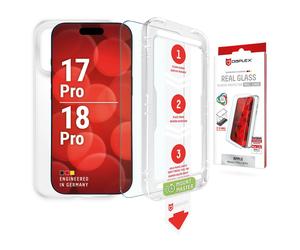 MountMaster Protective Glass + Case for iPhone 18 Pro / 17 Pro (10H) Glass + Cas
