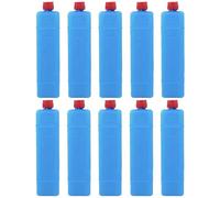 MOUNTTU 10 Pezzi Ice Pack pacchi di congelatore duratura pacchi di Ghiaccio snelli riutilizzabili da 200 ml di Blocchi per Fresco, b