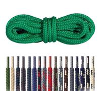 Mountval Lacci, Lacci per Scarpe Performanti da Hiking Trekking o Sport all’Aperto, Resistenti, Fatti in Europa, 1 Paio (180 cm - 72 inch - Da 7 a 9 Paia di Occhielli / 50 - Verde)