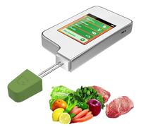 MOUNW Misuratore di per Frutta/Verdura/Carne, Tester Digitale per nitrati Alimentari, rilevatore di residui di pesticidi per Frutta, Verdura, Carne e Pesce - Test accurati e affidabili